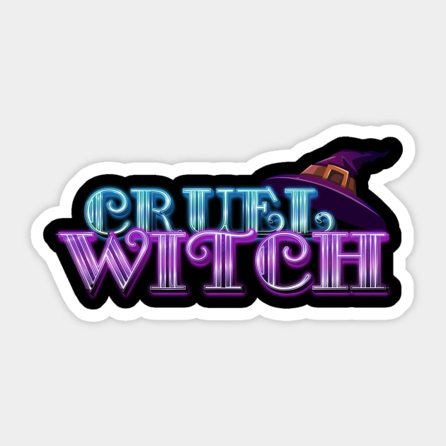 Cruel Witch Sticker by The Lucid Frog